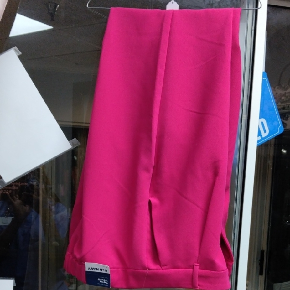Ann Taylor Vibrant Pink Dress Pants